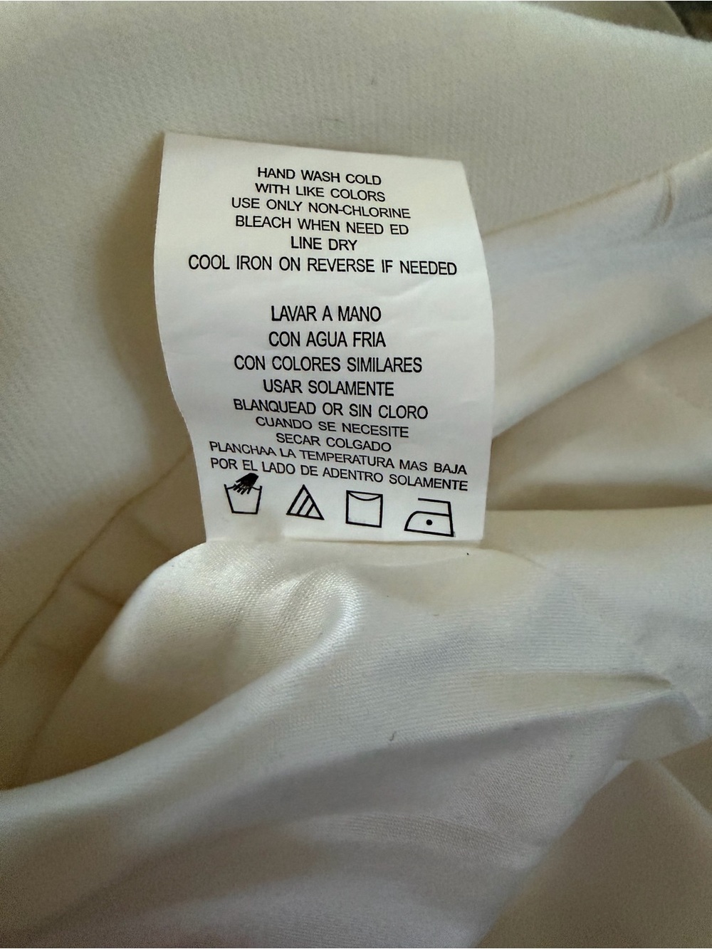 XOXO Women’s XL Winter White 2 Piece Pant Suit Blazer Wide Leg Pants Belted - Picture 7 of 7